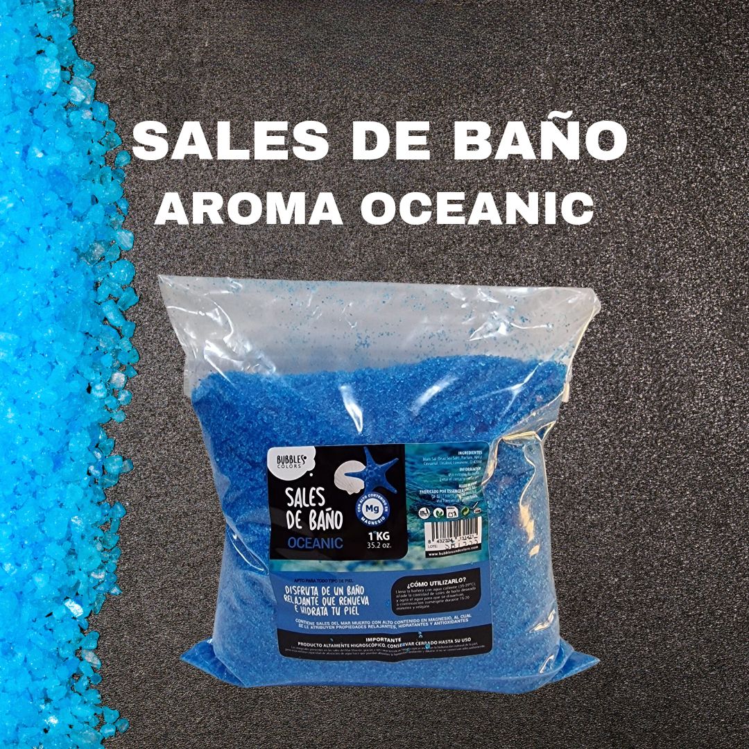 Sales de Baño ricas en Magnesio – Aroma OCEANIC