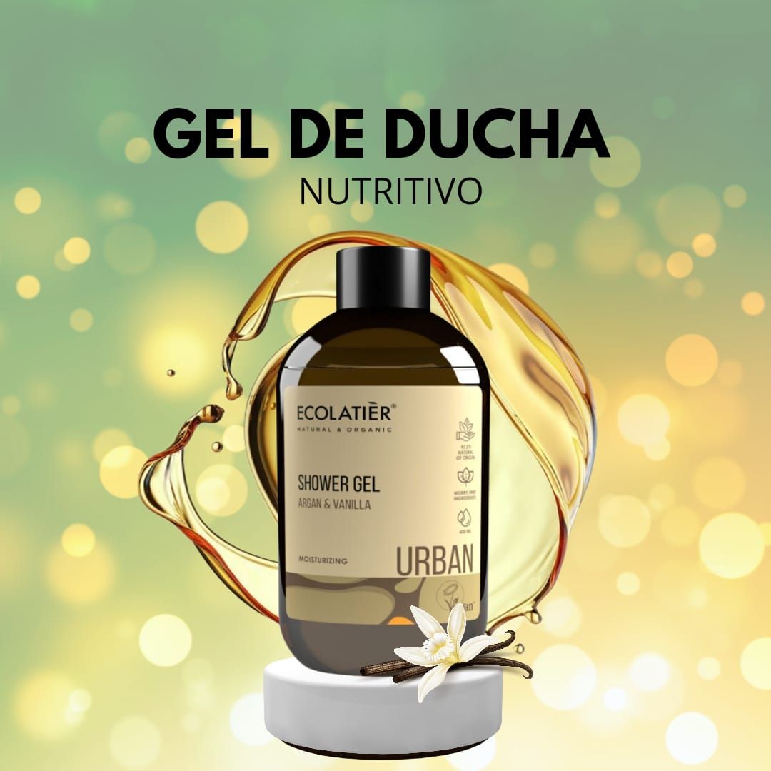 ECOLATIER Gel de Ducha Argán y Vainilla